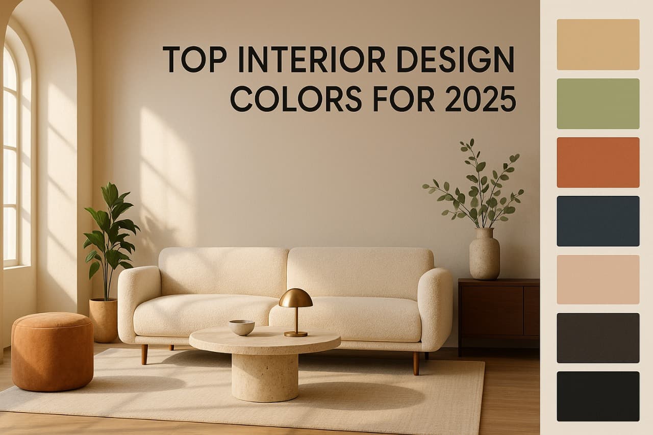 Top Interior Design Colors for 2025
